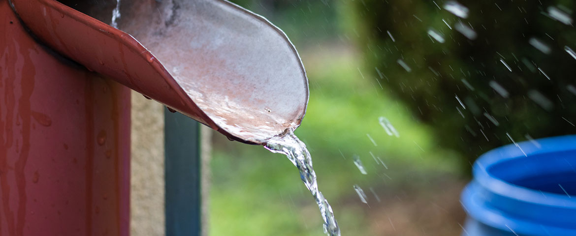 Installation d'un récupérateur d’eau