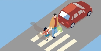 Dessin passage piéton