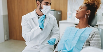 femme en consultation