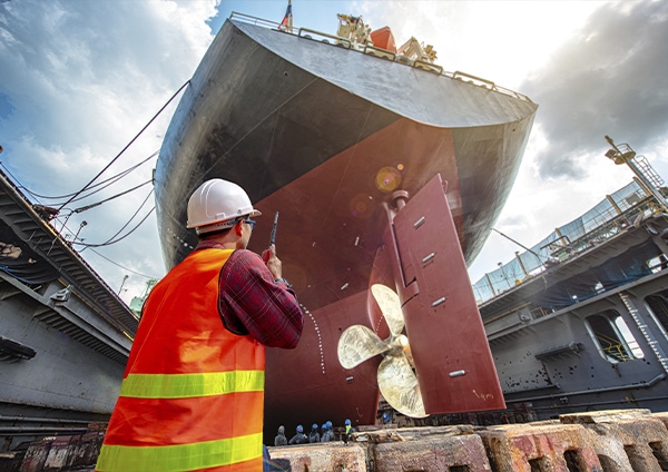 corps de navire chantier naval